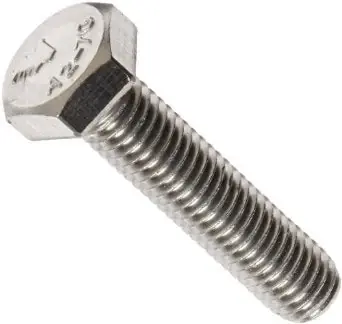 Low Price 1/4-20 X 2-1/2" Hex Tap Bolts 18/8 Stainless Steel Fully Threaded (100 / Pkg.)