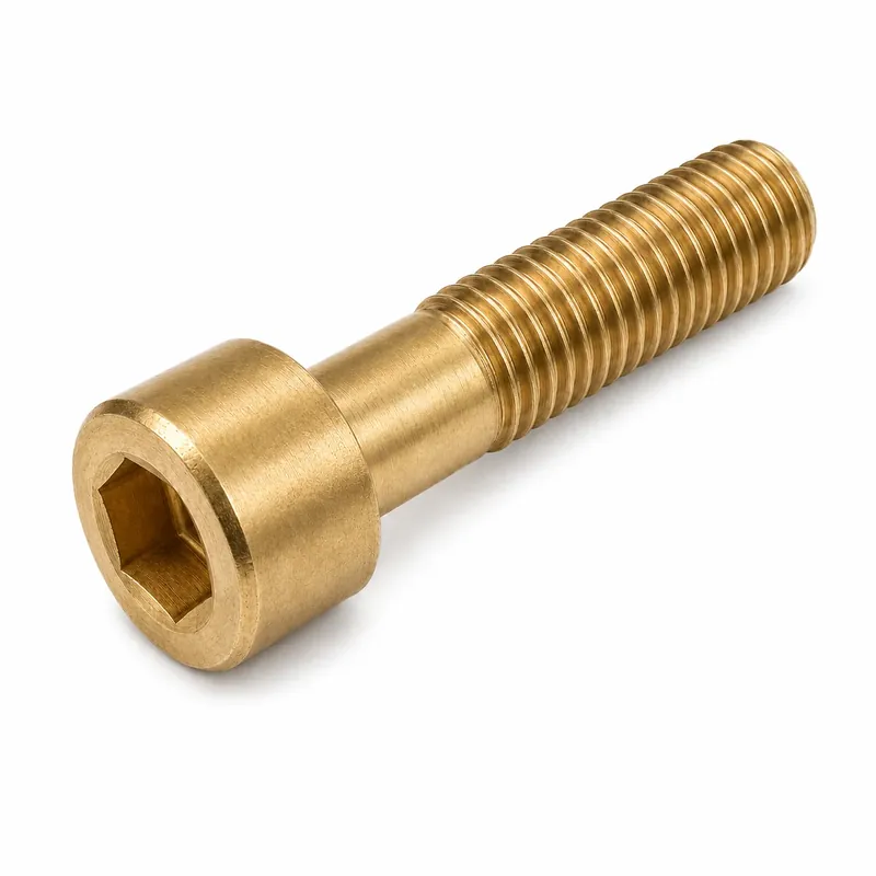 10-24 X 1-1/4" Socket Cap Screws Hex Socket Drive Brass (25 / Pkg.) Grab Now