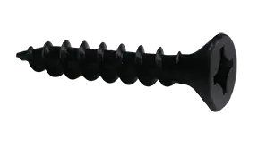 Flash Sale 8 X 1-1/2" Wood Screws Deep Thread Combination Square/Phillips Drive Flat Head Steel Black Oxide (5500 / Pkg.)