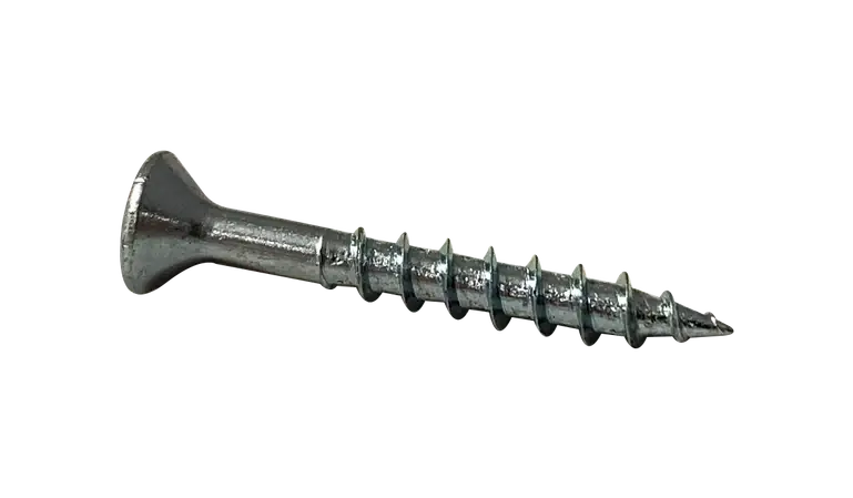 While Supplies Last 8 X 2-1/4" Wood Screws Deep Thread Square Drive Flat Head No Nibs 2/3 Threaded Steel Zinc & Bake (2800 / Pkg.)
