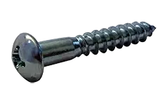 14 X 1-1/2" Wood Screws Phillips Drive Round Head Steel Zinc Plated (1000 / Pkg.) Direct From Factory