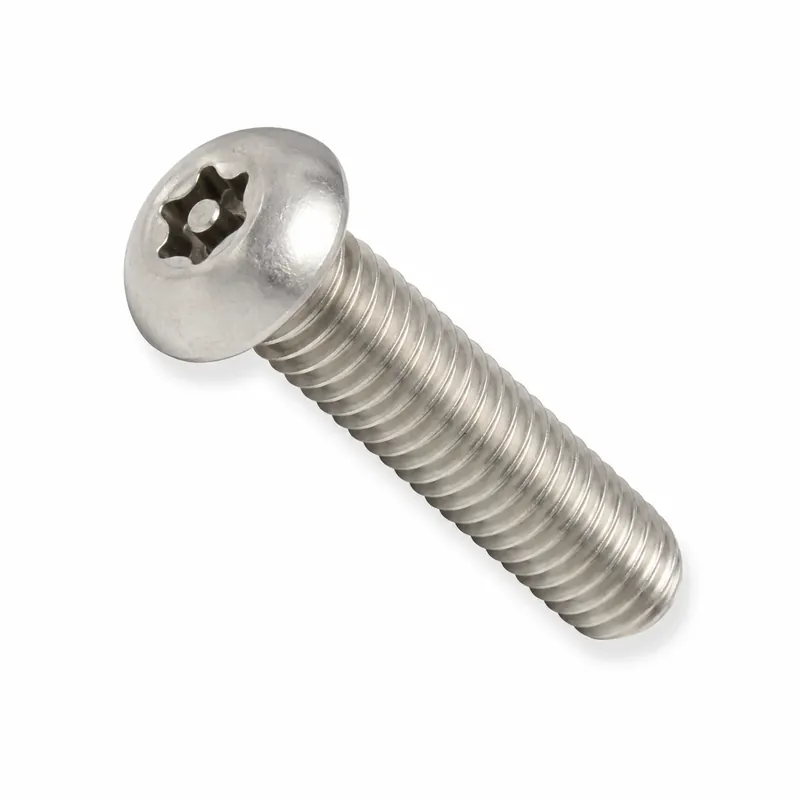 6-32 X 1/4" Tamper Resistant Machine Screws Button Head Pin-In Six Lobe Drive (T10) 18/8 Stainless Steel (100 / Pkg.) Exclusive Offer