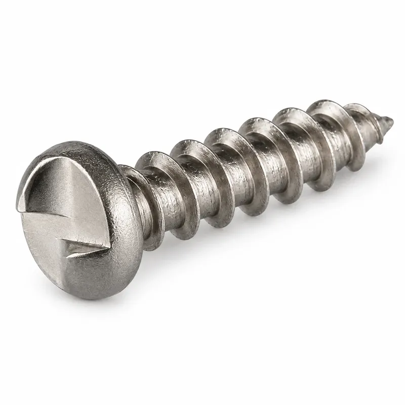 14 X 3" Tamper Resistant Sheet Metal Screws Round Head One Way Drive Steel Zinc Plated (100 / Pkg.) Fresh Stock