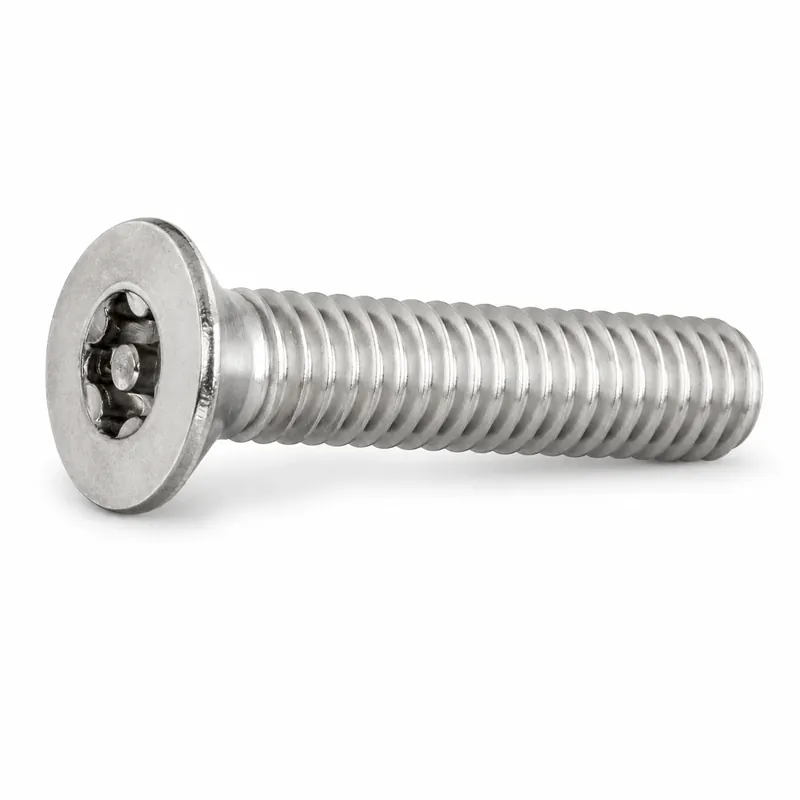 Trending 10-24 X 1/2" Tamper Resistant Flat Head Cap Screws Pin-In Socket Drive 18/8 Stainless Steel (500 / Pkg.)