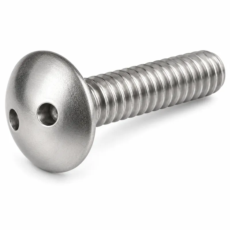 10-32 X 1-1/2" Tamper Resistant Machine Screws Oval Head Spanner Drive 18/8 Stainless Steel (100 / Pkg.) Price Cut