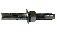 1-1/4" X 9" Wedge Anchors Steel Zinc Plated (5 / Pkg.) Best Seller