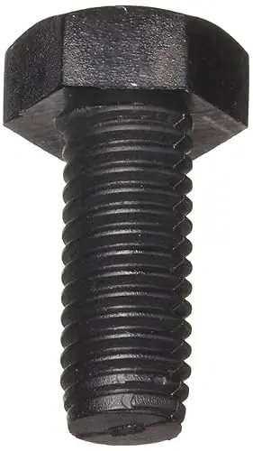 Grab Now 5/16-18 X 3" Hex Head Cap Screws Nylon Black Partially Threaded (100 / Pkg.)