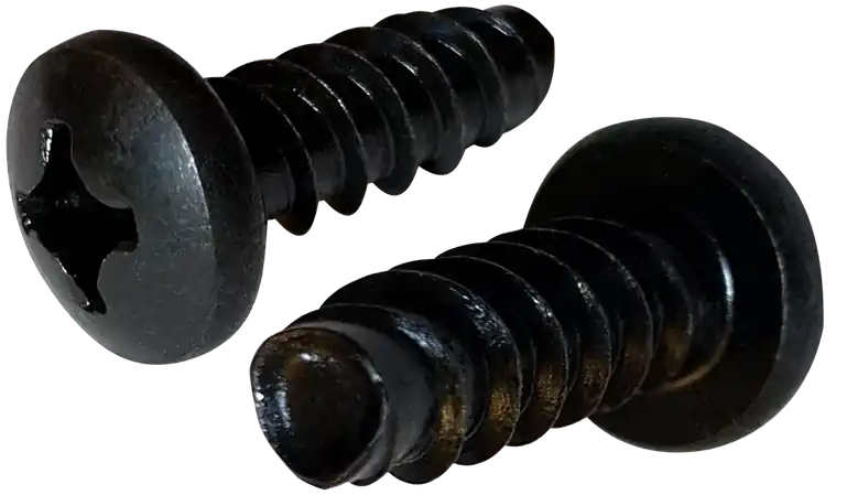[10000 BULK] Thread Rolling Screws Phillips Pan Head Steel Black Zinc & Waxed Tri-Lobe 48-2 4-20 X 1/4 Plastite Screws Alternative In Demand