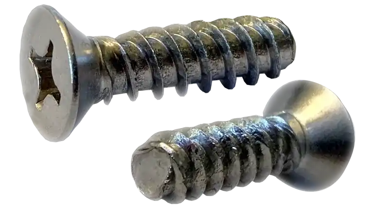 [5000 BULK] Thread Rolling Screws Phillips Flat Head 18/8 Stainless Steel Tri-Lobe 48-2 4-20 X 3/8 Plastite Screws Alternative Same Day Shipping