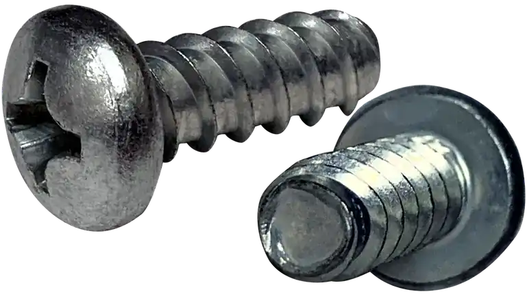 [2500 BULK] Thread Rolling Screws Phillips Pan Head Steel Zinc & Waxed Tri-Lobe 48-2 8-16 X 2 Plastite Screws Alternative Top Rated