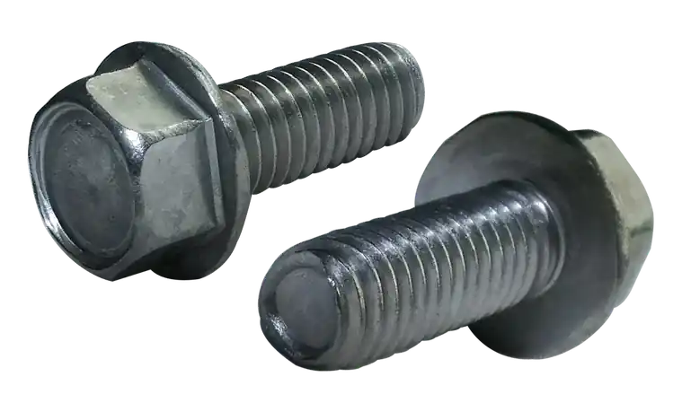 [1000 BULK] Thread Rolling Screws Unslotted Indented Hex Washer Head 18/8 Stainless Steel Tri-Lobe 1/4-20 X 3/4 Taptite Screws Alternative New Release