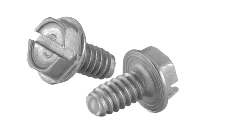 [3000 BULK] Thread Rolling Screws Slotted Indented Hex Washer Head 410 Stainless Steel Tri-Lobe 10-32 X 1/2 Taptite Screws Alternative Crafted