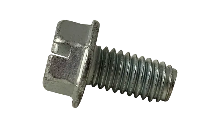 [10000 BULK] Thread Rolling Screws Slotted Indented Hex Washer Head Steel Zinc & Waxed Tri-Lobe 6-32 X 5/16 Taptite Screws Alternative Low Price