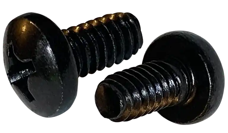 [10000 BULK] Thread Rolling Screws Phillips Pan Head Steel Black Zinc & Waxed Tri-Lobe 8-32 X 1/2 Taptite Screws Alternative Final Sale