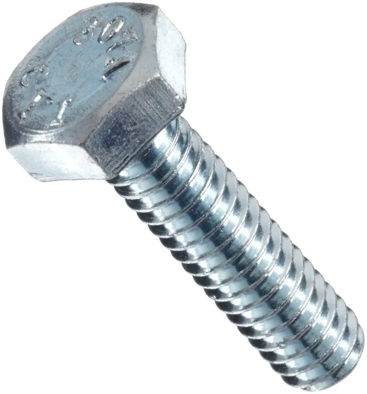 Trending 5/8-11 X 1-3/4" Hex Tap Bolts Grade 2 Steel Zinc Plated Fully Threaded (25 / Pkg.)