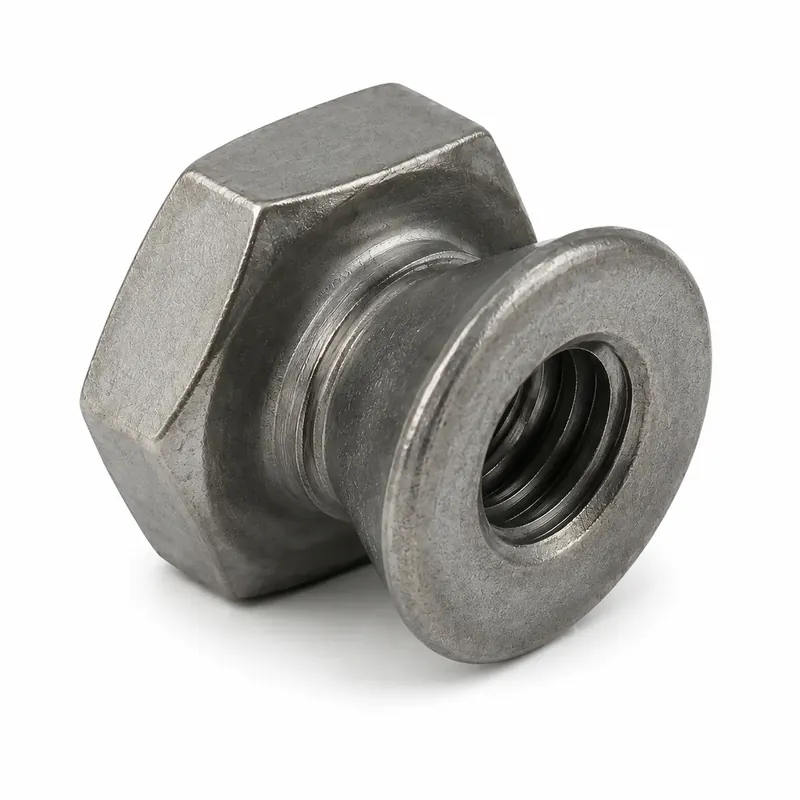 1/4-20 Tamper Resistant Break-Away Nuts 18/8 Stainless Steel (100 / Pkg.) Weekend Sale