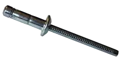 [2000 BULK] Blind Rivets Dome Head Steel/Steel Zinc Yellow 1/4 Diameter .43-.57 Grip One Day Deal
