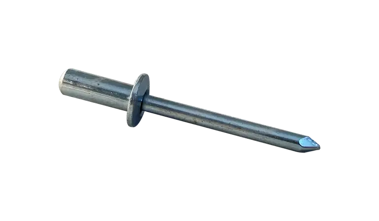 [10000 BULK] Closed End Blind Rivets Dome Head Steel/Steel Zinc Plated 1/8 Diameter .18-.25 Grip In Demand