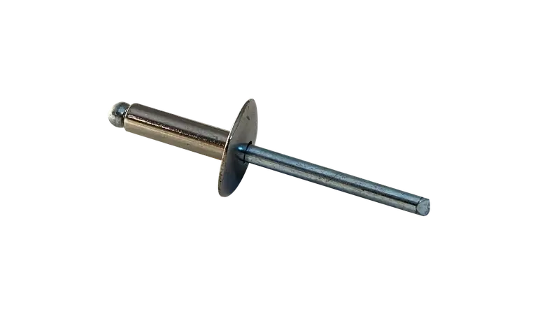 Limited Offer [2000 BULK] Blind Rivets Large Flange Dome Head Stainless Steel/Steel 3/16 Diameter .62-.75 Grip