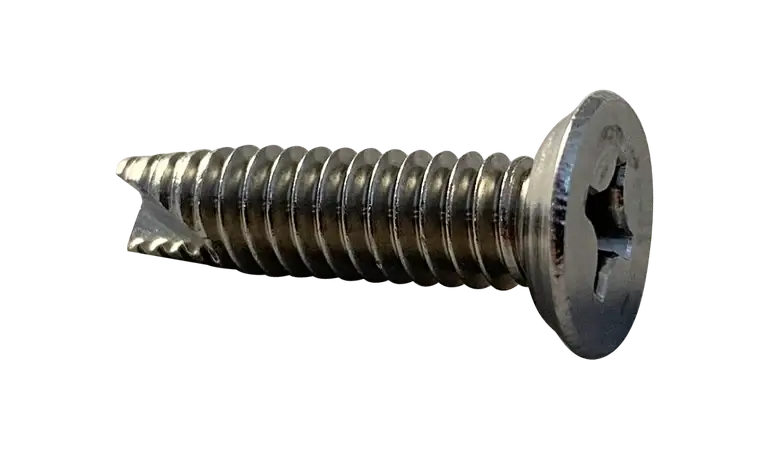 Grab Now 10-24 X 1/2" Type 23 Thread Cutting Screws Flat Undercut Head Phillips Drive 18/8 Stainless Steel (3000 / Pkg.)