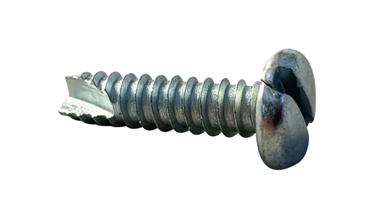 8-18 X 3/4" Type 25 Thread Cutting Screws Pan Head Slotted Drive Steel Zinc & Bake (8000 / Pkg.) Best Choice