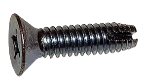 Super Sale 1/4-20 X 1-1/2" Type 1 Thread Cutting Screws Flat Head Phillips Drive Steel Zinc & Bake (2000 / Pkg.)