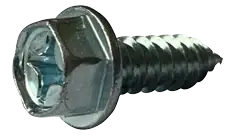 Last Chance 10 X 3/4" Type AB Self Tapping Sheet Metal Screws Indented Hex Washer Head Phillips Drive Steel Zinc & Bake (6000/Pkg.)