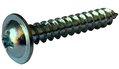 8 X 1/2" Type A Self Tapping Sheet Metal Screws Round Washer Head Phillips Drive Steel Zinc & Bake (10000/Pkg.) Discount