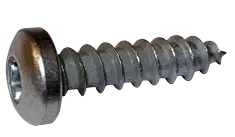 8 X 1" Type AB Self Tapping Sheet Metal Screws Pan Head Six Lobe Drive Steel Zinc & Bake (5000/Pkg.) Save Now
