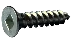 10 X 1-1/4" Type A Self Tapping Sheet Metal Screws Flat Head Square Drive Steel Zinc & Bake (4000/Pkg.) Save Now