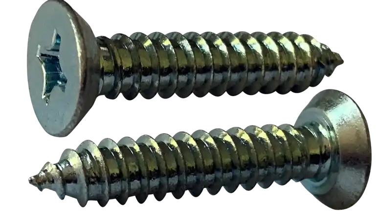Holiday Sale 10 X 3/8" Type B Self Tapping Sheet Metal Screws Flat Undercut Head Phillips Drive Steel Zinc & Bake (10000/Pkg.)