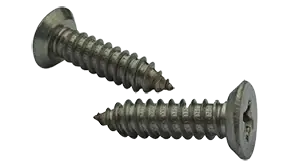 Crafted 6 X 5/8" Type AB Self Tapping Sheet Metal Screws Flat Undercut Head Phillips Drive 18/8 Stainless Steel (5000/Pkg.)