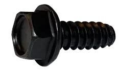 5/16 X 3/4" Type AB Self Tapping Sheet Metal Screws Indented Hex Washer Head Unslotted Drive Steel Black Oxide (1500/Pkg.) Price Drop