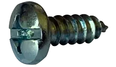 Super Sale 4 X 3/4" Type AB Self Tapping Sheet Metal Screws Pan Head Combination Drive Steel Zinc & Bake (10000/Pkg.)