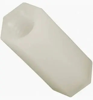 While Supplies Last 3/16" AF X 2-56 X 5/8" Hex Female-Female Standoffs Nylon 6/6 (250 / Pkg.)