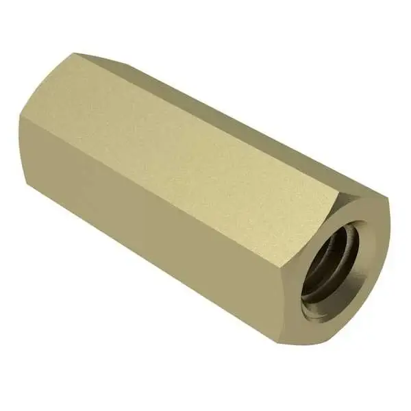 Final Sale 3/16" AF X 4-40 X 1-1/8" Hex Female-Female Standoffs Yellow Zinc Steel (250 / Pkg.)