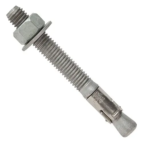 5/8" X 3-1/2" DeWalt Power-Stud+ HD5 Wedge Anchors Cracked Concrete Mechanically Galvanized Steel 7730HD5-PWR (25 / Pkg.) Budget