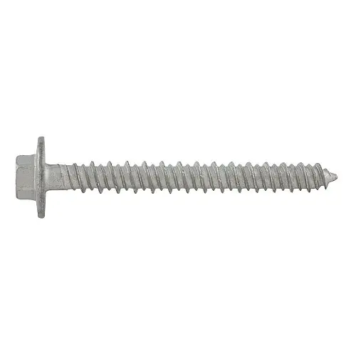 1/4" x 2-1/4" DeWalt UltraCon+ Concrete Screw Anchor Hex Flange Washer Head Carbon Steel Stalgard Silver DFM2ELC151 (1000/Pkg.) Professional Grade
