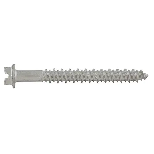 While Supplies Last 1/4" x 2-1/4" DeWalt UltraCon+ Concrete Screw Anchor Hex Washer Head Carbon Steel Stalgard Silver DFM2ELG371 (1500/Pkg.)