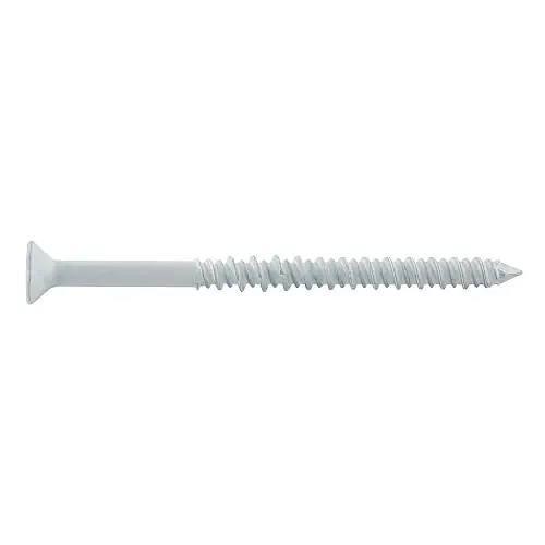Shop Now 3/16" x 2-3/4" DeWalt UltraCon+ Concrete Screw Anchor Flat Head Carbon Steel Stalgard White DFM2ELD350S (1500/Pkg.)