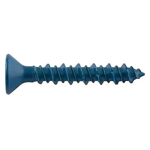 Don't Miss Out 1/4" x 4" DeWalt UltraCon+ Concrete Screw Anchor Flat Head Carbon Steel Stalgard Blue DFM12772S (100/Pkg.)
