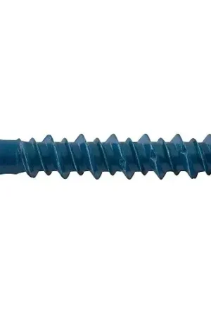 While Supplies Last 1/4" x 3-3/4" DeWalt UltraCon+ Concrete Screw Anchor Flat Head Carbon Steel Stalgard Blue DFM12770S (100/Pkg.)