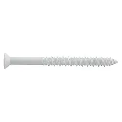 1/4" x 4" DeWalt UltraCon+ Concrete Screw Anchor Star Flat Trimfit Head Carbon Steel Stalgard White DFM2ELD450S (500/Pkg.) Grab Now