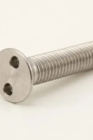 Super Sale 1/4-20 X 1-3/4" Tamper Resistant Machine Screws Flat Head Spanner Drive 18/8 Stainless Steel (100 / Pkg.)