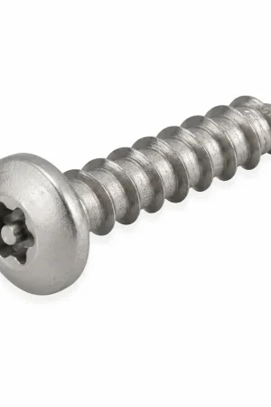 1/4" X 1-1/4" Tamper Resistant Masonry Screws Button Head Pin-In Six Lobe Drive Steel Silver Guard (100 / Pkg.) New Release