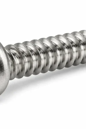 Don't Miss Out 10 X 1" Type AB Tamper Resistant Sheet Metal Screws Button Head Pin-In Six Lobe Drive 18/8 Stainless Steel (100 / Pkg.)