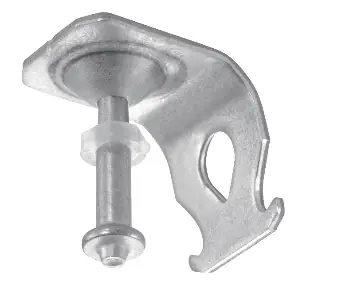 Gripple Duct Trapeze Hanger No. 2 10 Ft Length ALH32 Hilti Ceiling Clip End + 1.25" Pin (Shot Fire) 100 lb SWL DT2-ALH32-10FT (10/Pkg.) Brand New