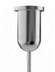 Gripple Butterfly Trapeze Hanger No. 2 30 Ft Length 1/4" Top Hat Barrel End 100 lb SWL BT2-BB14-30FT (10/Pkg.) Best Choice