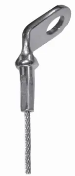 Gripple HangPro Hanger No. 2 10 Ft Length 3/8" 45° Eyelet End 120 lb SWL HP2-EY453/8G-10FT (10/Pkg.) Final Sale