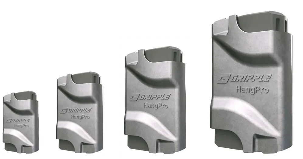 Luxury Gripple HangPro Hanger No. 2 15 Ft Length Loop End + GCB 2-4mm Flange Beam Clip 120 lb SWL HP2-LG-15FT-GCB24 (10/Pkg.)
